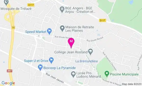 Localisation Dr Isabelle Moriceau