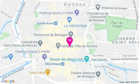 Localisation Dr Robert Colin