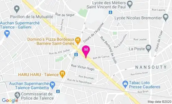 Localisation Dr Isabelle Penchet