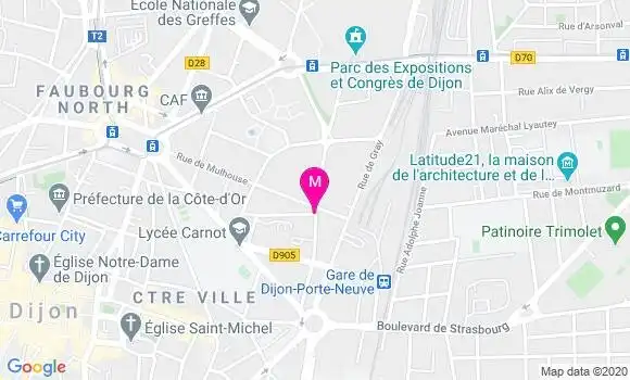 Localisation Dr Frédéric Poulet