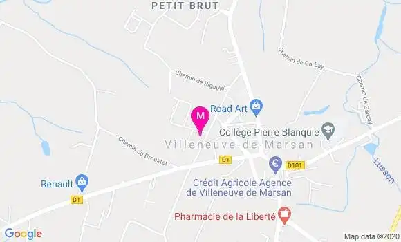 Localisation Dr Amandine Roux