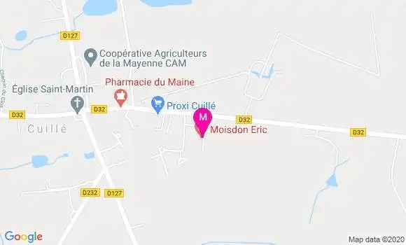 Localisation Dr Eric Moisdon