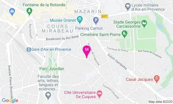 Localisation Dr Jacques Forte