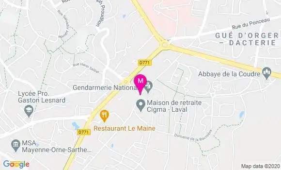 Localisation Dr Jean Cottereau