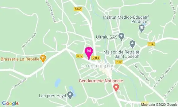 Localisation Dr Claude Gyuran