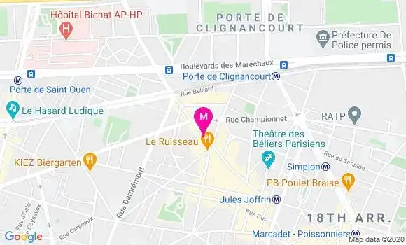 Localisation Dr Martine Benchimol