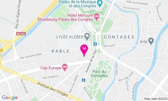 Localisation Dr Georges Federmann