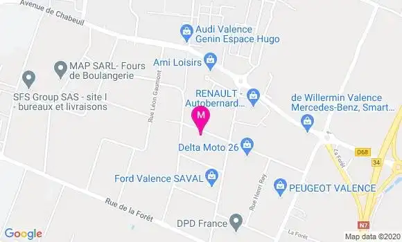 Localisation Dr Guy Beghin