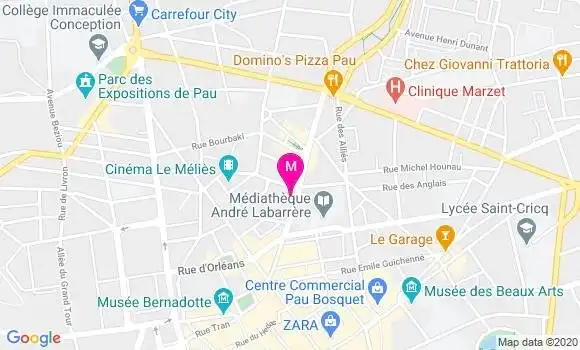 Localisation Dr Fabrice Brochard