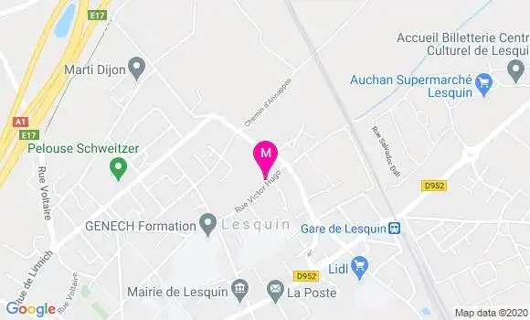 Localisation Dr Willy Franck Puech