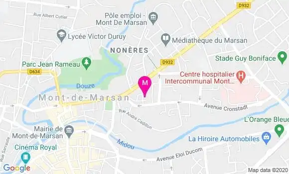 Localisation Dr Sabine Le Guillou