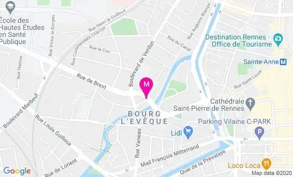 Localisation Dr Eric Pelard