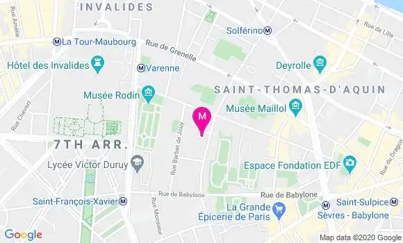 Localisation Dr Anne De la Brosse