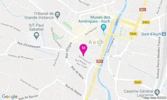 Localisation Dr Jean Marc Chavarot