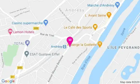Localisation Dr Alain Danezis