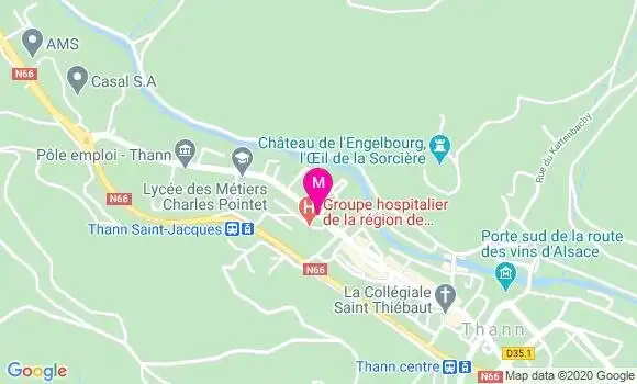 Localisation Dr Nathalie Dufaure