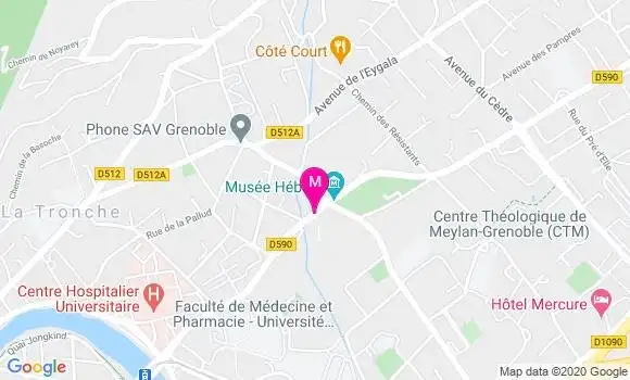 Localisation Dr Bruno Caron