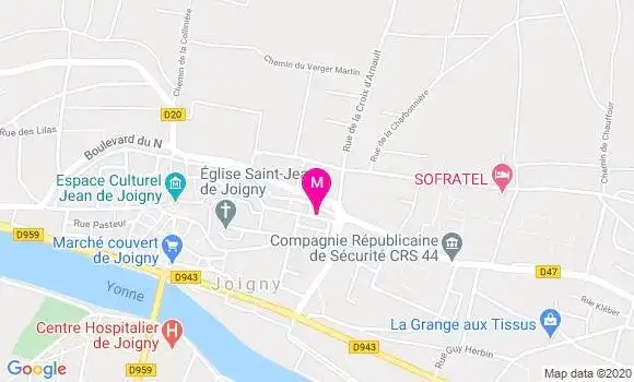 Localisation Dr Carole Cossard