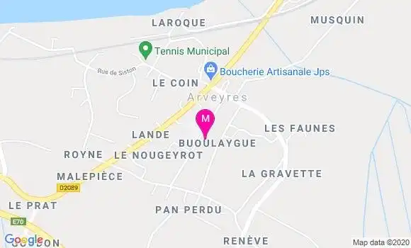 Localisation Dr Eric Jullien