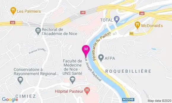 Localisation Dr Sandrine Courrance