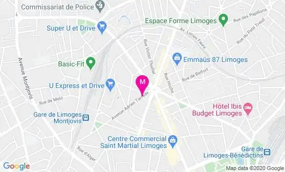 Localisation Dr Eric Fray