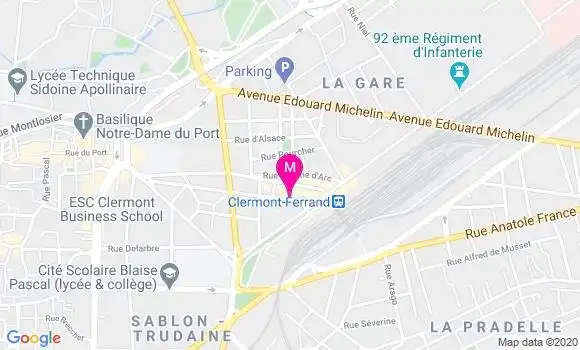 Localisation Dr Brigitte Catala