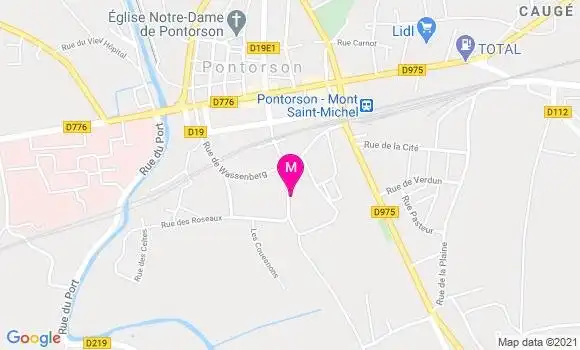 Localisation Dr Eric Larget