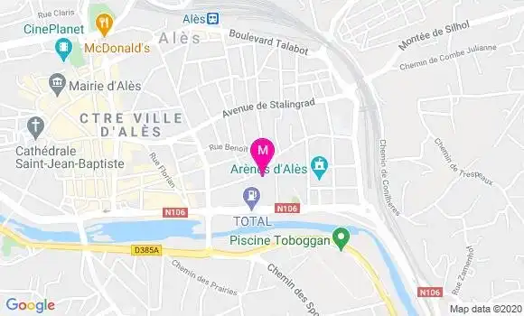Localisation Dr Philippe Rioux
