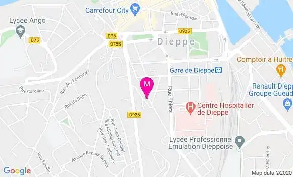 Localisation Dr Serge Disegni