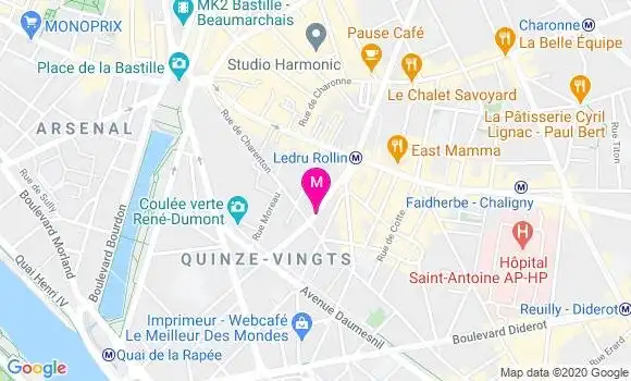Localisation Dr Olivier Ouvry