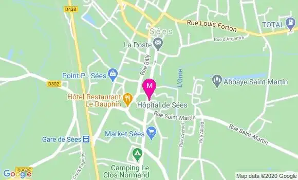 Localisation Dr Nicole Vilain