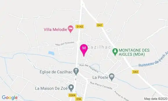Localisation Dr Gabriel Maynie