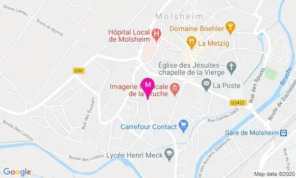 Localisation Dr Philippe Schinkewitch Sorbier