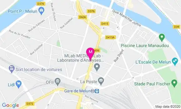 Localisation Dr Pierre Bentolila
