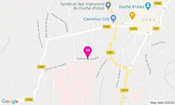 Localisation Dr Serge Brunel
