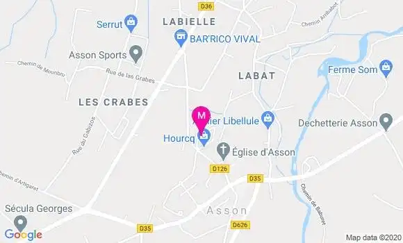 Localisation Dr Philippe Cretal