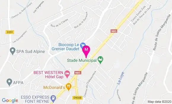 Localisation Dr Alain Caraboeuf