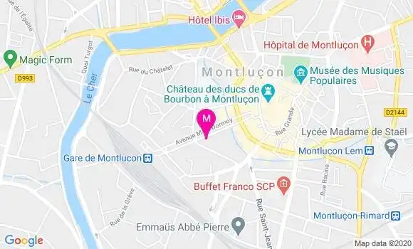 Localisation Dr Jacques Mazue