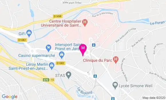 Localisation Dr Claude Jouffre