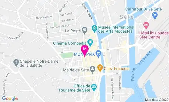 Localisation Dr Patrick Mouls