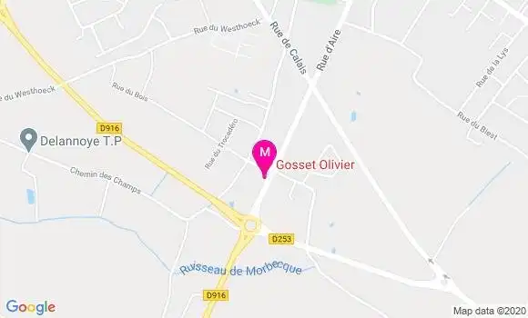Localisation Dr Olivier Gosset