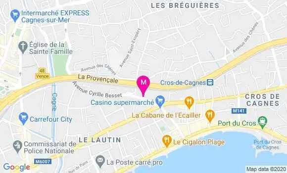 Localisation Dr Christophe Bourriot