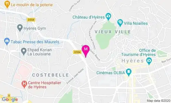 Localisation Dr Eric Agosta
