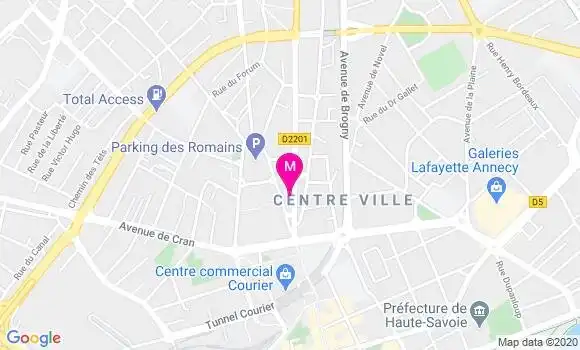 Localisation Dr Thibault De la Bourdonnaye