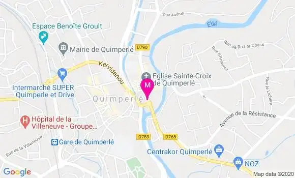 Localisation Dr Jean Christophe Kermarrec