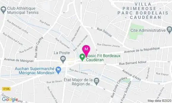Localisation Dr Franck Mathet