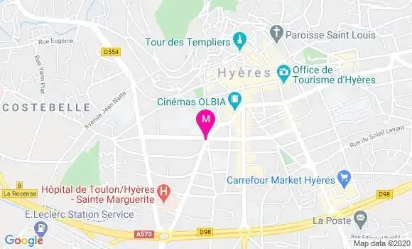 Localisation Dr Yves Bernaud