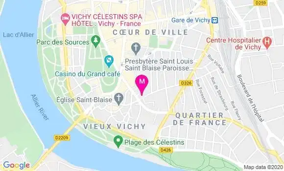 Localisation Dr Christine Pillon Heynen