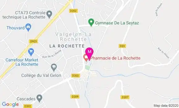 Localisation Dr Jean Luc Bonhomme