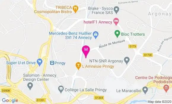 Localisation Dr Thierry Malaval
